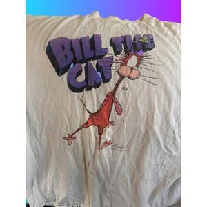 BILL THE CAT-XL-1994-Bloom County-T-shirt- RARE- Berke Breathed Licensed
